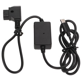 D Tap Male to Regulated 5V USB Type C Output Power Cable for Mobile Phone Monitor Camera Fill Light