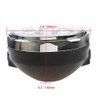 HANSWDEU Custom-Made Front Headlight Motorcycle Universal Black Metal for Cafe