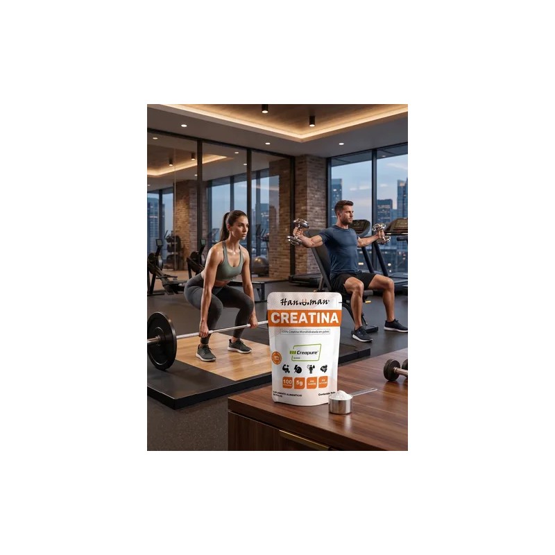 Creatina Monohidratada Hanuman Sin Sabor 500gr 100% Creapure