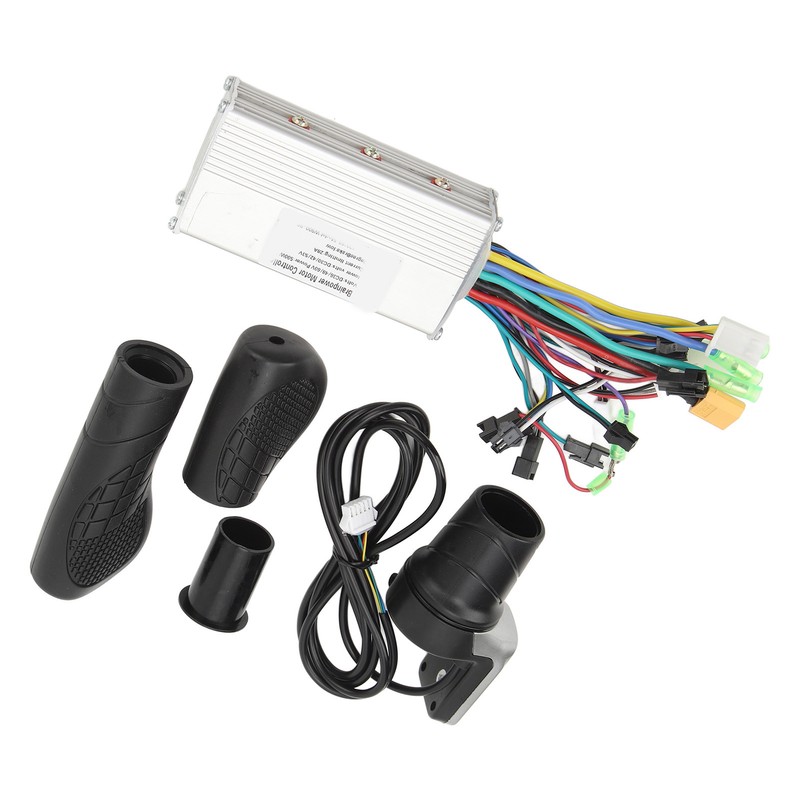 Half Twist Throttle Grip with Display Meter 3 Modes Sine
