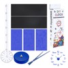M METERXITY 1-Pack 3D DIY Wall Clock,28 Inch Modern Frameless