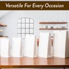 Urth Pak Premium White Paper Lunch Bags - Pack of