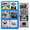 ULIOLI 3 in 1 Kitchen Sink Drain Strainer Sink Stopper,
