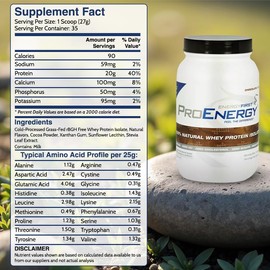 EnergyFirst Grass-Fed Chocolate Whey Protein Isolate (2lb), High-Protein Shake, Gluten-Free, Non-GMO Ideal for Meal Replacement & Workout Recovery, 35 Servings