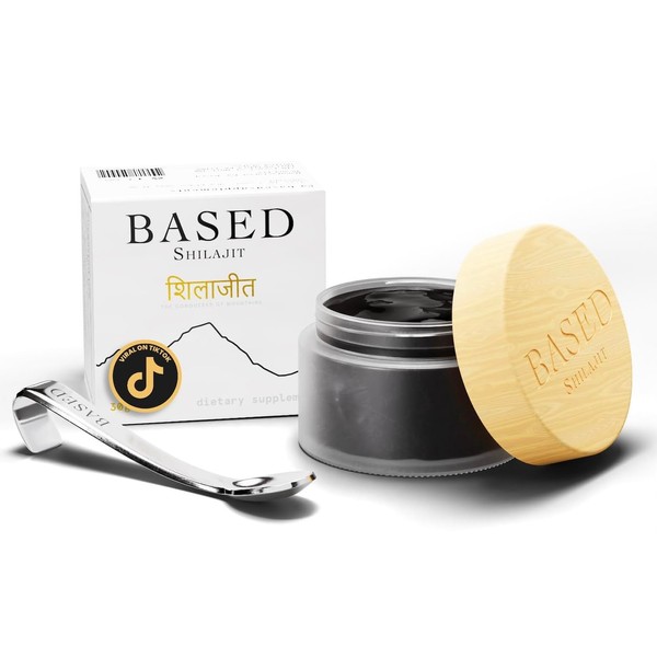 Based Shilajit | Pure Shilajit Resin with Max Potency, Energy