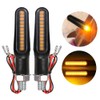 BlyilyB Motorcycle Blinkers Indicator Sequential Turn Signal Amber LED Lamp