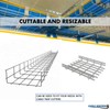 Kable Kontrol Cable Tray- 5 Feet Long - 4" Width,