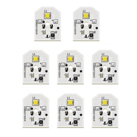 WR55X11132 WR55X25754 Refrigerator LED Light for GE Refrigerator LED Light Assembly Replacement, Ge Refrigerator Light Bulb, No-Include Plastic Cover, Waterproof, Easy Install, 8 Pack