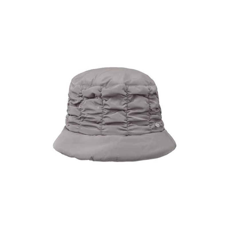 HAT YOU Ladies Zig Zag Double Layer Bucket Hat, gray