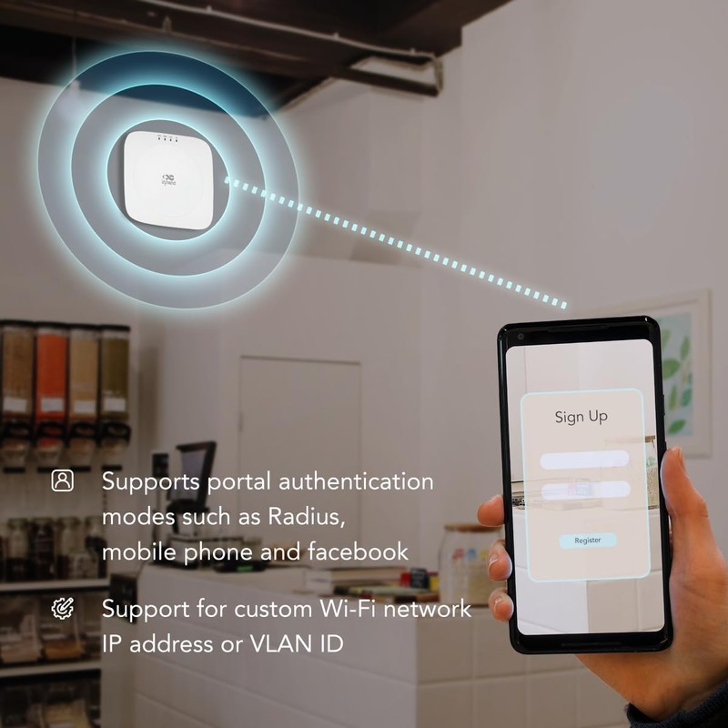 InHand Networks EAP600 Enterprise Access Point AX3000, Wi-Fi 6,1 Gigabit