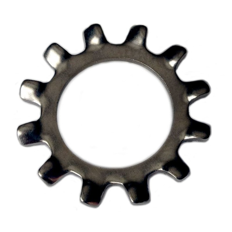 1/2" Stainless Steel External Tooth Star Lock Washers (Pack of
