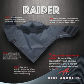 Half Face Mask for Cold Winter Weather. Use this Half Balaclava for Snowboarding, Ski, Motorcycle. (Many Colors) (Gray)