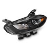 AKKON - For Dodge Dart Halogen Type Black Driver Left