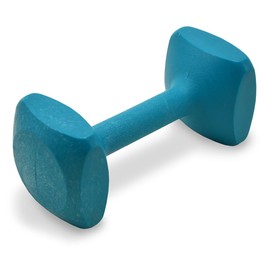 J&J Dog Supplies Obedience Retrieving Dumbbell with 3" Ends, 3 1/2" Wide Bit and 15/16" Diameter Bit, Teal, Large