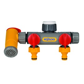 Hozelock Flow Max 2 Way Tap Connector