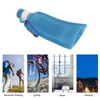 500ml Portable Foldable Water Bottles Collapsible Silicone Water Pouch for