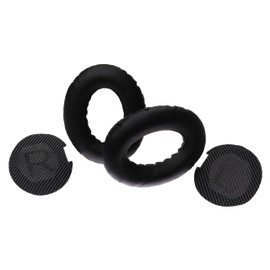 vhbw Ear Pads Replacement Pads Compatible with Bose AE2, AE2i, QC35, AE2 Wireless, QC15, QC2, QC25 Headphones Headset, Black