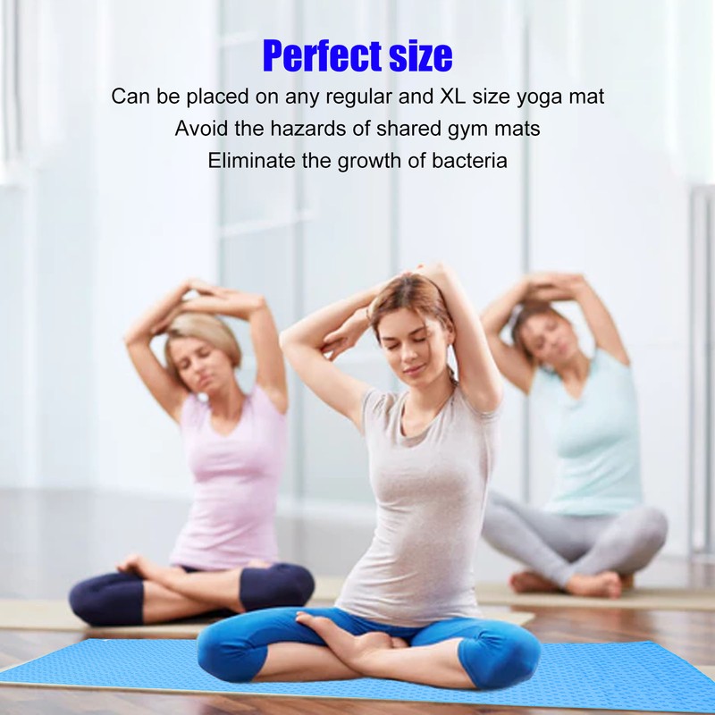 Yoga Towel Soft Microfiber Slip Resistant Sweat Absorbent Yoga Mat