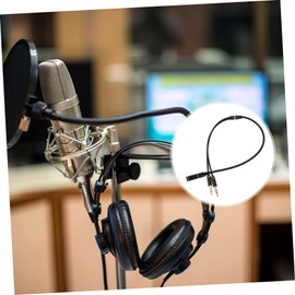 Operitacx 2pcs Dual Male Headphone Audio Splitter Cable for Laptop Durable Mic Adapter with Plated Connectors and Housing for Dual Plug Headphones