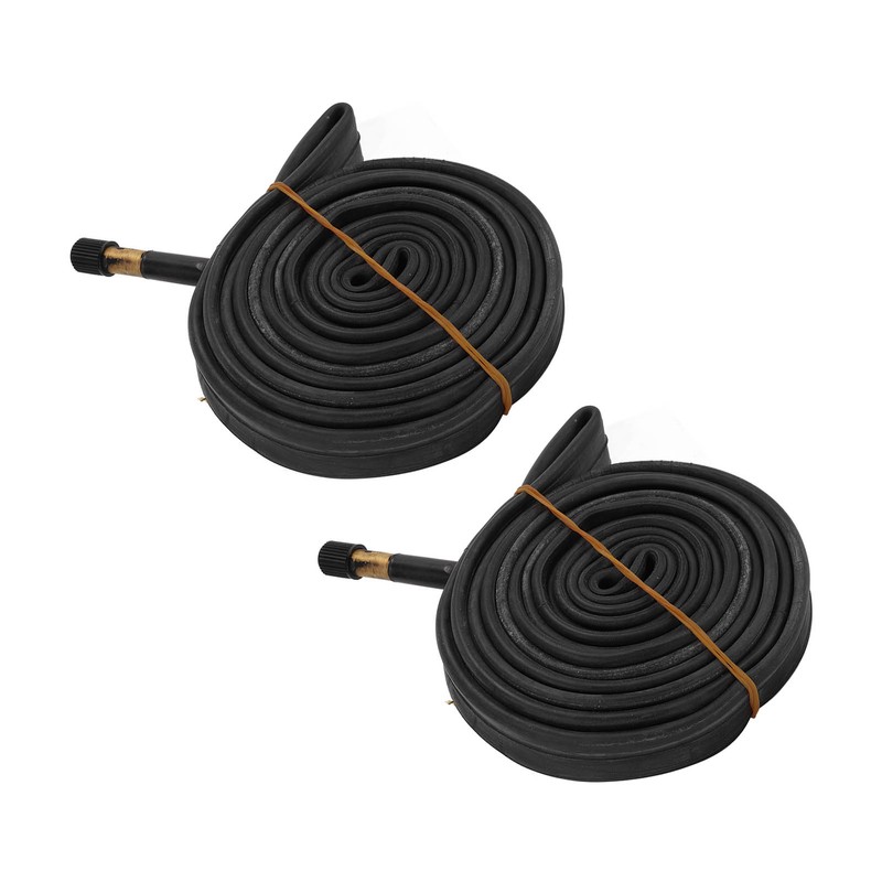 2 Pack 700x23C Bike Inner Tube 48mm Schrader Valve Butyl
