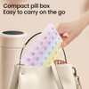 Weekly Pill Organiser, Pill Organizer 7 Days 4 Compartments Morning