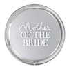 About Face Designs Mother of The Bride Compact Mirror, Silver