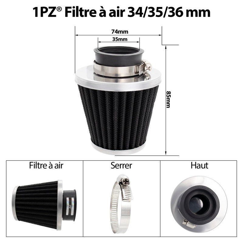 1PZ Carburettor F6C-C19 19 mm 2-Stroke Replacement for Yamaha Jog50