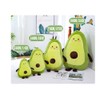 Tikwisdom avocado、alligator pear,Green avocado, simulation avocado plush toy, doll sleeping