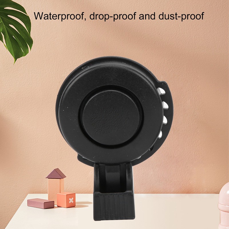 Bicycle Electric Horn Handlebar IP65 120dB USB Charging 3 Sound