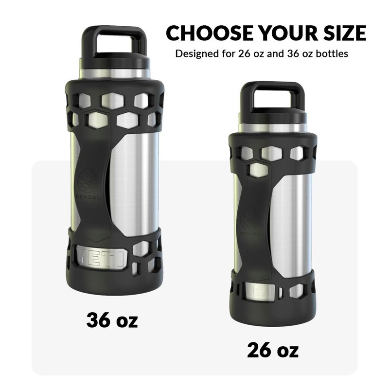 REUZBL Bottle Bumper Silicone Boot Sleeve Protector Accessories with Handle