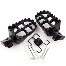 TC-Motor Aluminium Black Footpegs Foot Pegs Footrest Foot Rest For Pit Dirt Motor Bike Motorcycle PW50 PW80 TW200 XR50R CRF50 CRF70 CRF80 CRF100F