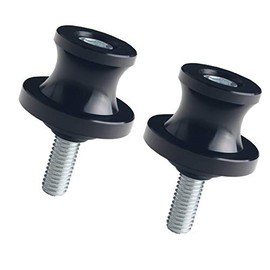 JGR Black M10X1.5 M10 Motorcycle Swing Arm Spools Sliders CNC Swingarm Stand Screw Compatible for Yamaha Kawasaki