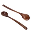 4 Pcs Wooden Spoon Exquisite Japanese Style Long Handle Large