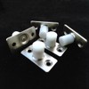 2 Piece Sliding Barn Door Roller Guide, Nylon Guide Wheels