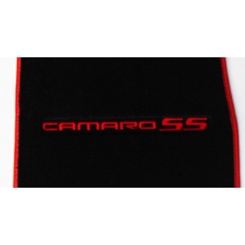AFM NEW! BLACK Floor Mats 2016-2024 Camaro Embroidered Logo +