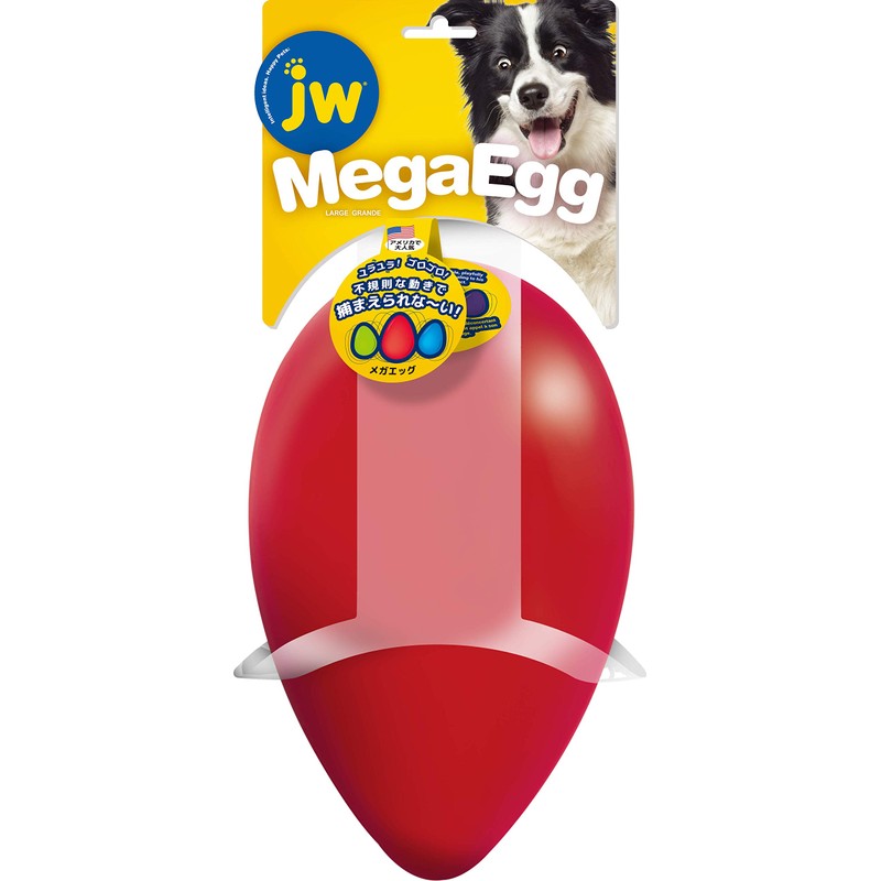 PLATZ PET SUPPLIES & FUN Dog Toy, Mega Egg, Large