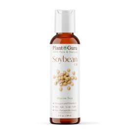 Soybean Oil 2 fl. oz. – Cold Pressed, 100% Pure & Natural Carrier for Skin, Face, Body, Hair & Cooking. Great for DIY Creams, Lotions, and Lip Balms.