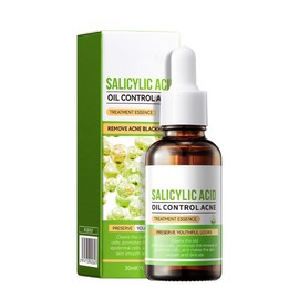 LGLAU 2% Salicylic Acid Serum For Acne, Open Pores | Reduces Excess Oil & Bumpy Texture | BHA Liquid Exfoliant for Acne Prone & Oily Skin | For Women & Men | 1 Fl Oz/30ml