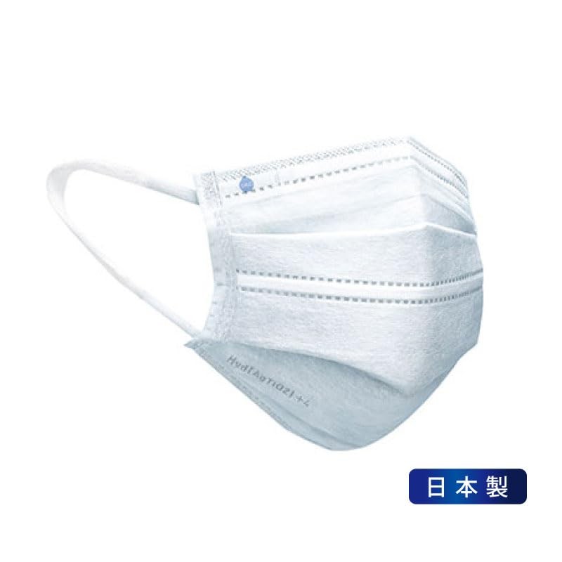 [DR.C医薬] 4ハイドロ銀チタンマスク_くもり止め付_小さめサイズ_10袋30枚_99%カット_4層構造_息がしやすい_やわらか無痛耳ひも_個包装