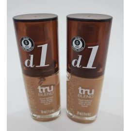 COVERGIRL 2X CoverGirl Trublend Liquid Creamy Beige D-1 Foundation New