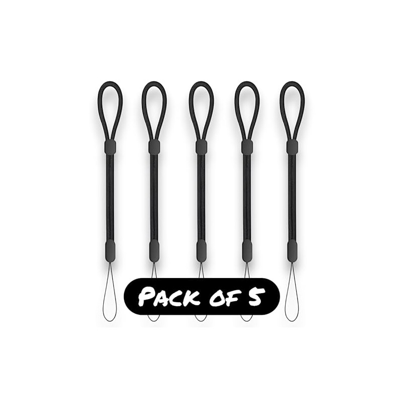 RATASK Pack of 5 Adjustable Wrist Strap Lanyard, Mobile Lanyard