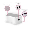 UNCLE WU Step Stool for Kids - Bathroom Safety Bottom