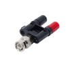 Hxchen 5Pcs BNC Male to Dual 4mm Banana Female Jack