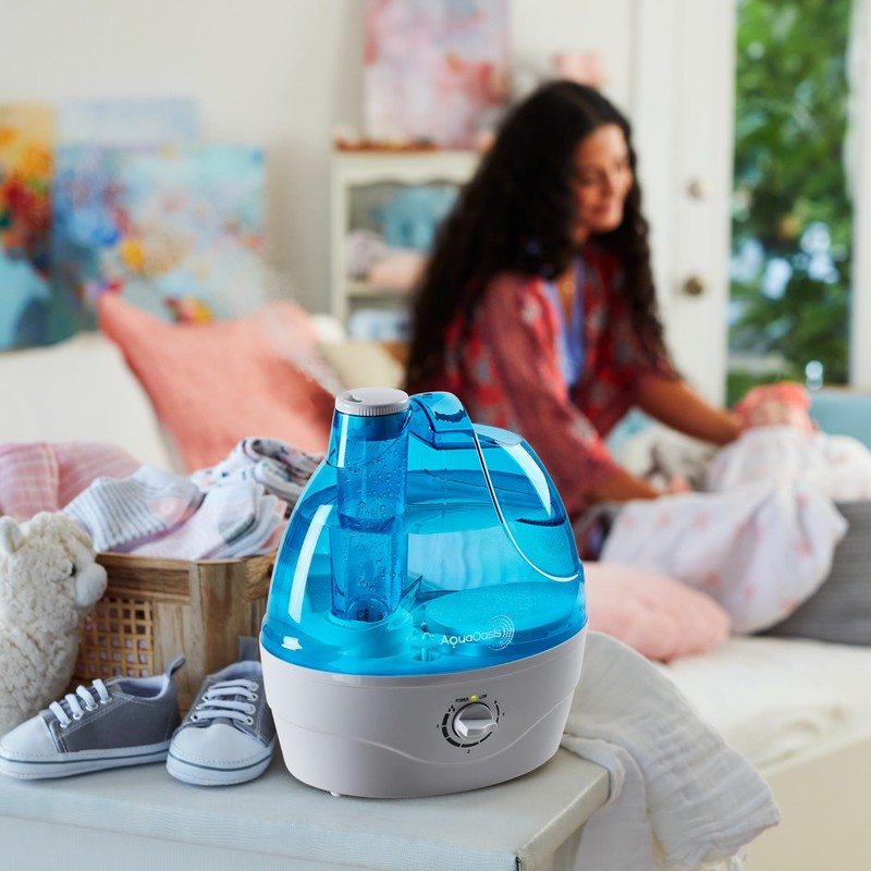 AquaOasis® Cool Mist Humidifier (2.2L Water Tank) Quiet Ultrasonic Humidifiers