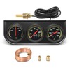 MH 2inch 52mm Triple Gauge Set, Oil Pressure Gauge Water