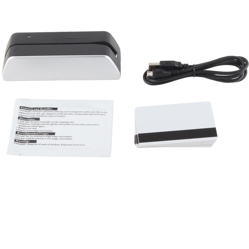 3 Tracks Card Reader USB Interface Mini Magnetic Stripe Reader