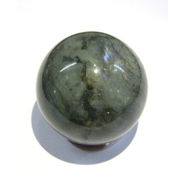 crystalmiracle 175 Grams Labradorite 49 MM Sphere Crystal Healing Home Office Gift Reiki FENG Shui Positive Energy Metaphysical Gemstone Meditation Wellness Peace