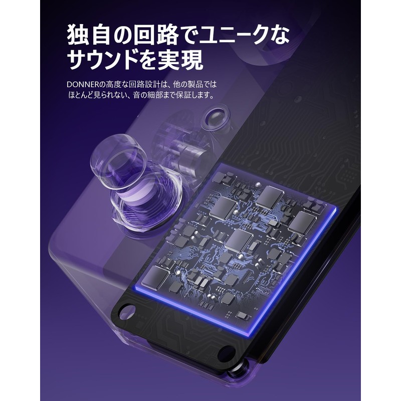 Donner Fuzz Effect Fuzz Pedal Mini Fuzz Pedal True Bypass