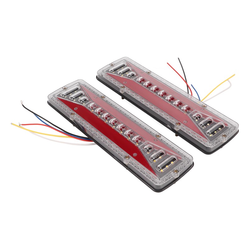 2 PCS Rear Tail Light Bar IP68 Waterproof 24V 50000H