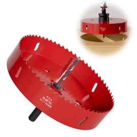 FIVELAKE 6-3/8" (162mm) Bi-Metal M42 High Speed Steel Hole Saw